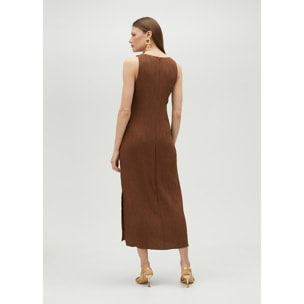 Vestito midi con spalline
