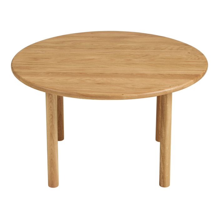 Jena - Tavolino da caffè in rovere naturale ø70x40 cm
