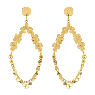 Pendientes Lux by Lux acabadoss oro 18k