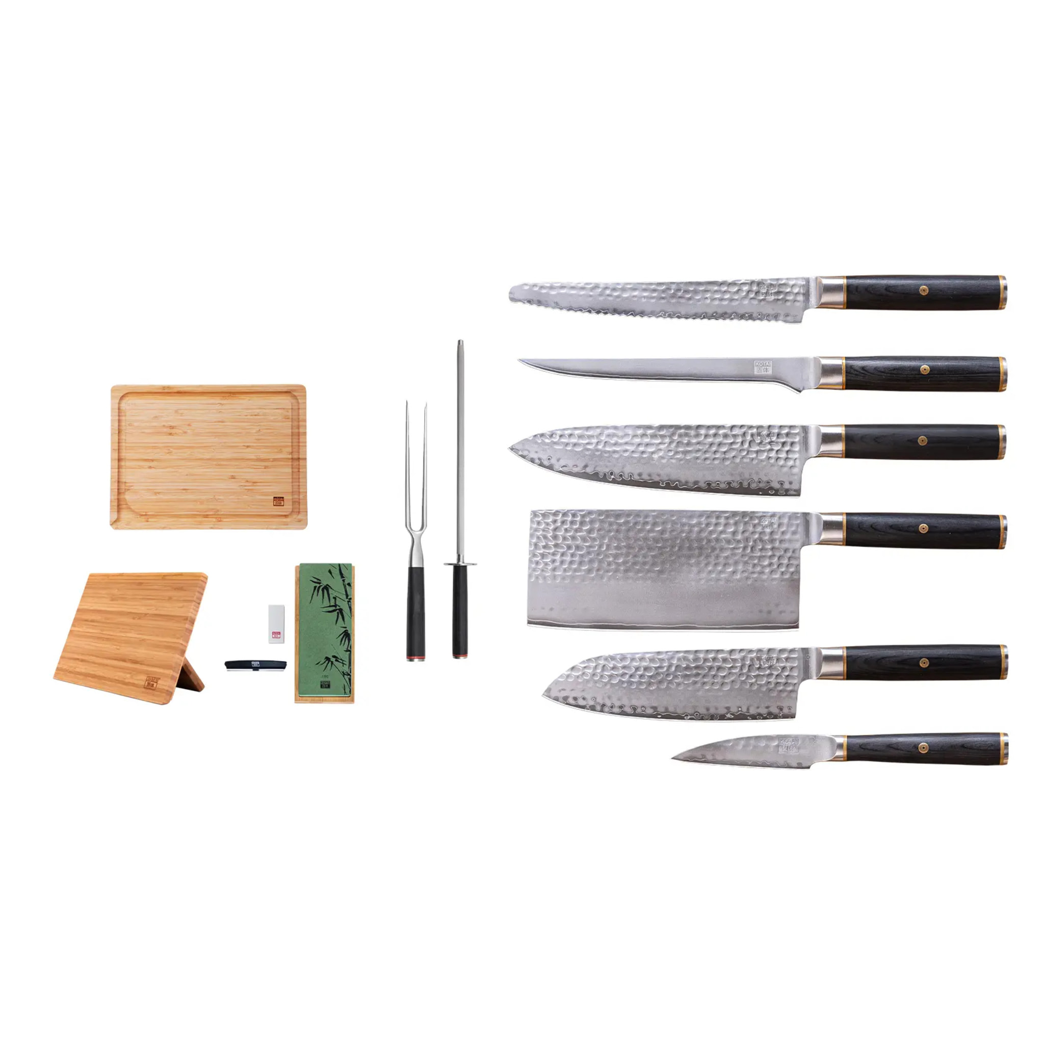 Set Complet de Couteaux (11 pièces) - Collection Pakka San-Mai