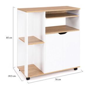 Desserte de cuisine sur roulettes Cosi