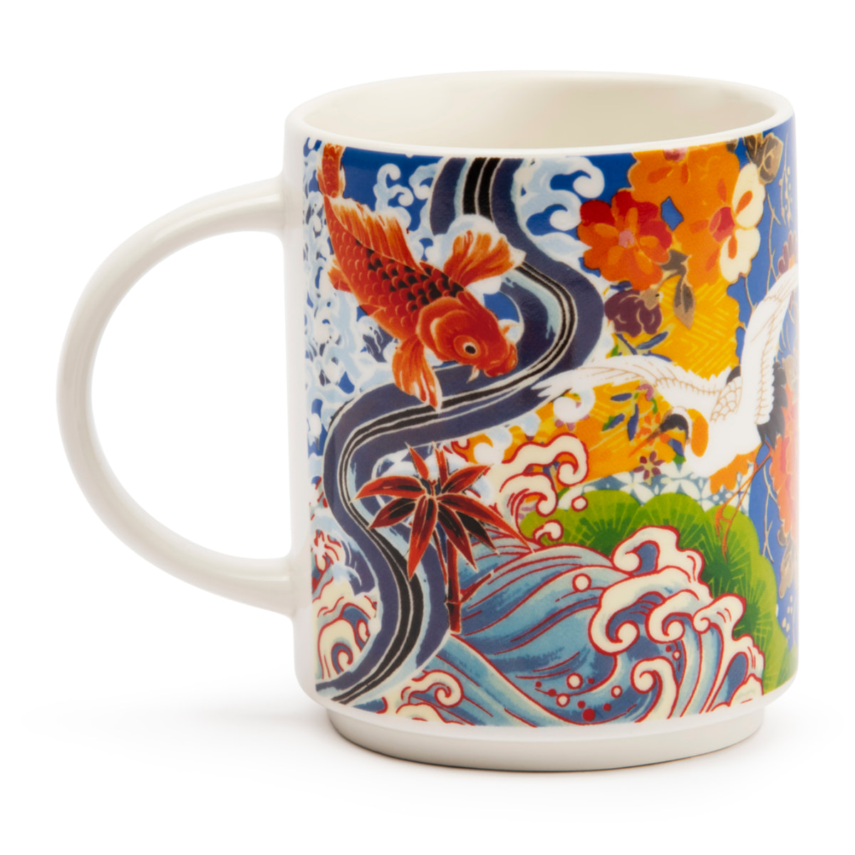 Set de 4 Mugs Excelsa – Kimono, New Bone China Multicolore