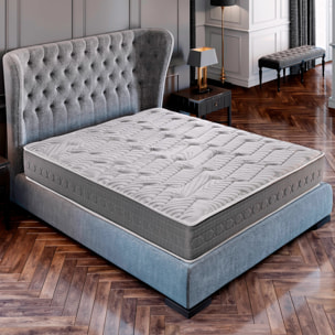 Colchón Viscoelástico 25cm Antiácaros Firmeza alta Hilo de Carbono y Biocerámico Regenerador CERAMIC PLUS · ROYAL SLEEP