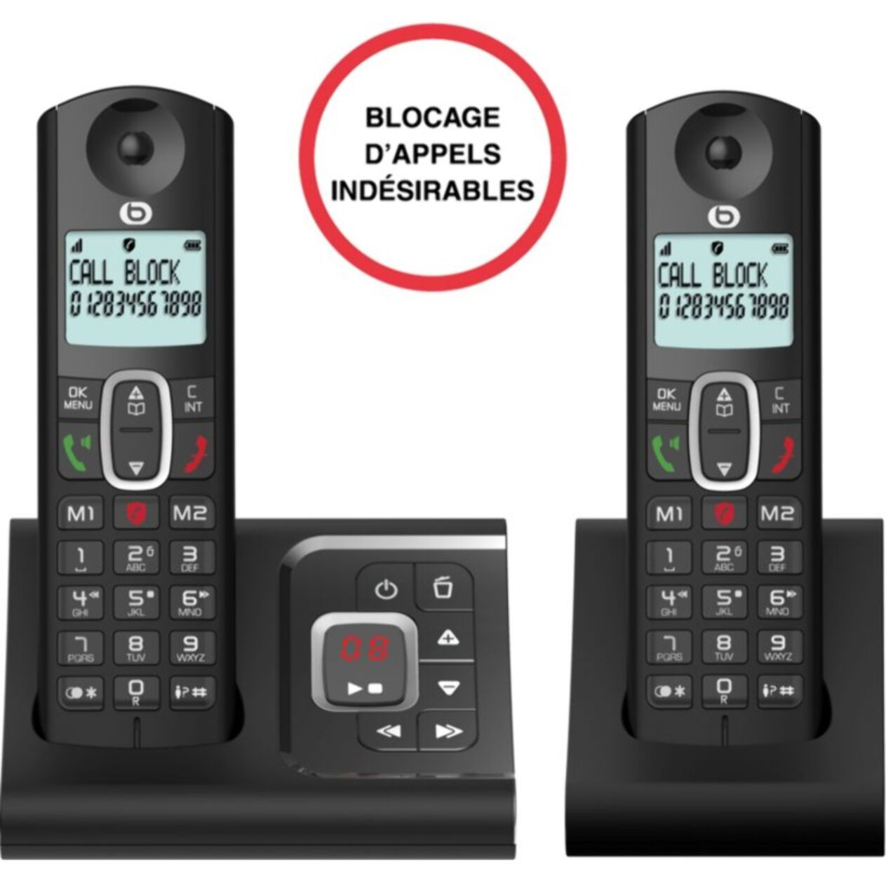 Téléphone sans fil ESSENTIELB Tribu duo-R V3