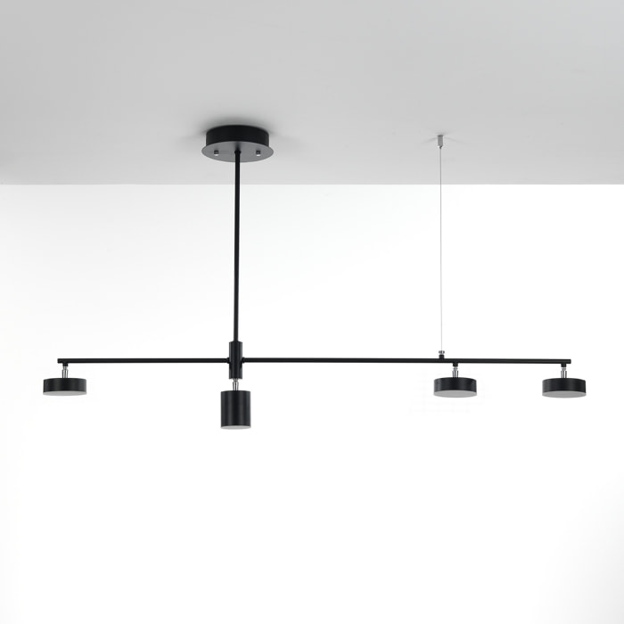 Suspension Tomasucci DOMINO BLACK, noir