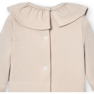 Body bebé manga larga cuello volante