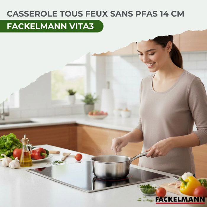 Casserole en inox 18/10 Triply Fackelmann Vita3