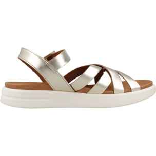 Sandalias Mujer de la marca GEOX  modelo D XAND 2S B - METAL.LEA Gold