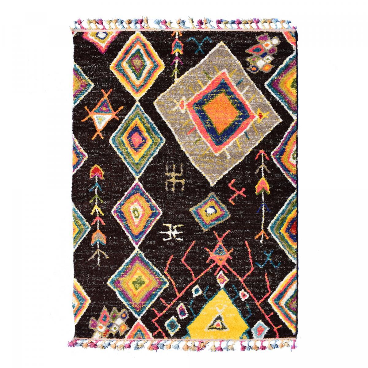 Tapis berbère tissé motif ethnic DISE