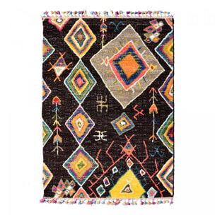 Tapis berbère tissé motif ethnic DISE