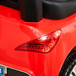 Porteur enfant voiture 18-36 mois assise coffre effets lumineux sonores rouge