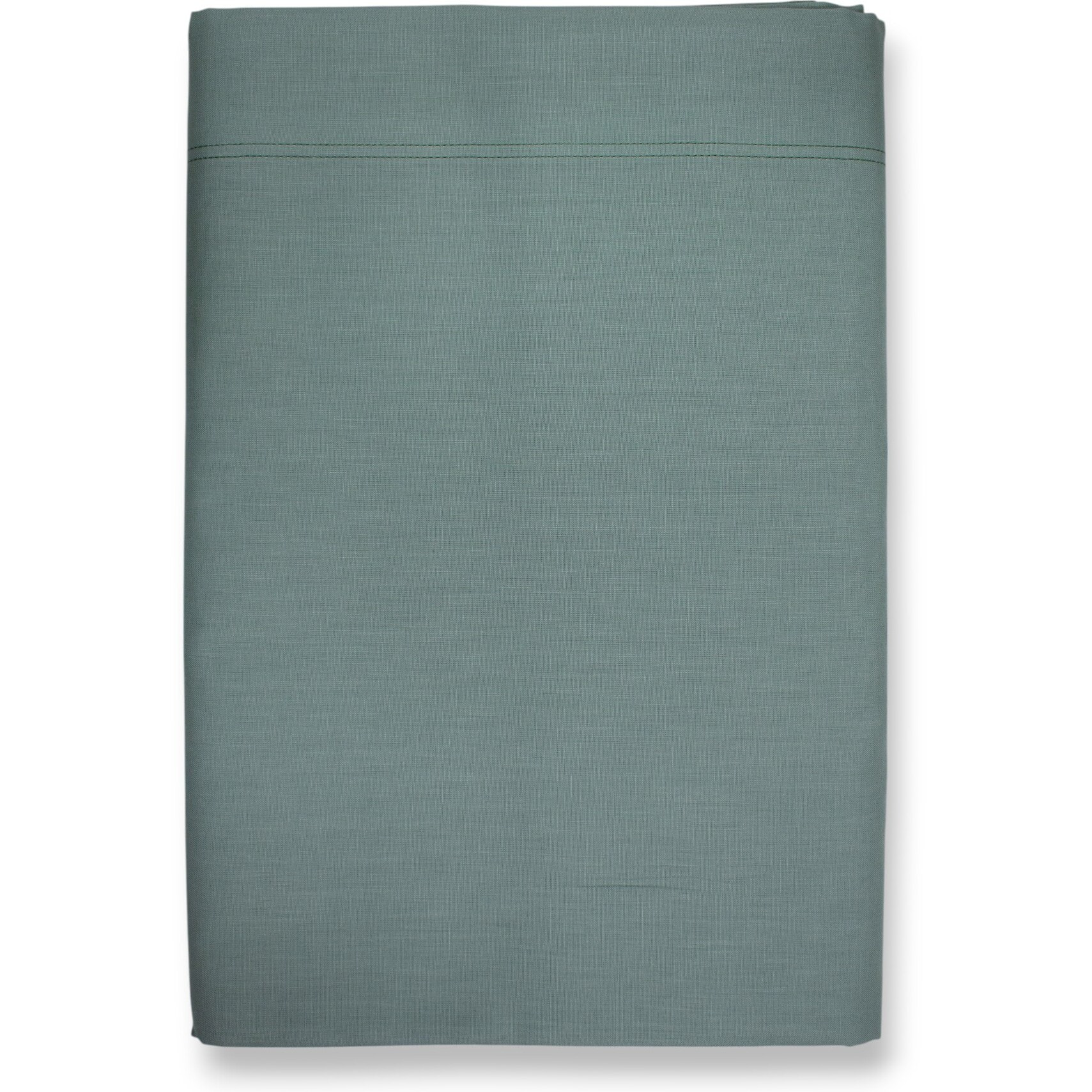 LENZUOLO SOPRA LETTO PIAZZA E MEZZA IN COTONE 60 FILI TINTA UNITA COL.SALVIA