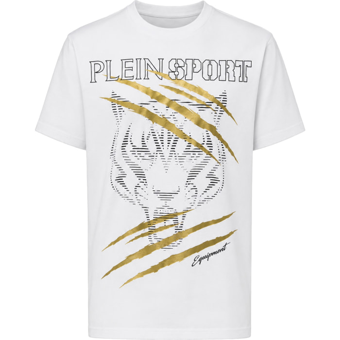 PLEIN SPORT Camiseta de cuello redondo y manga corta TIGER