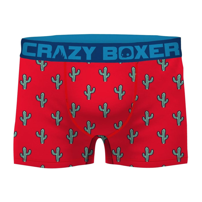 Set de 2 Boxers Crazy Boxer para hombre en algodón