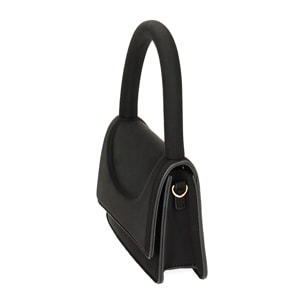 Minibag nera in tessuto