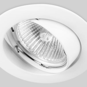 FORLIGHT Sound Plus Adjustable downlight para bombilla Gu10 en blanco