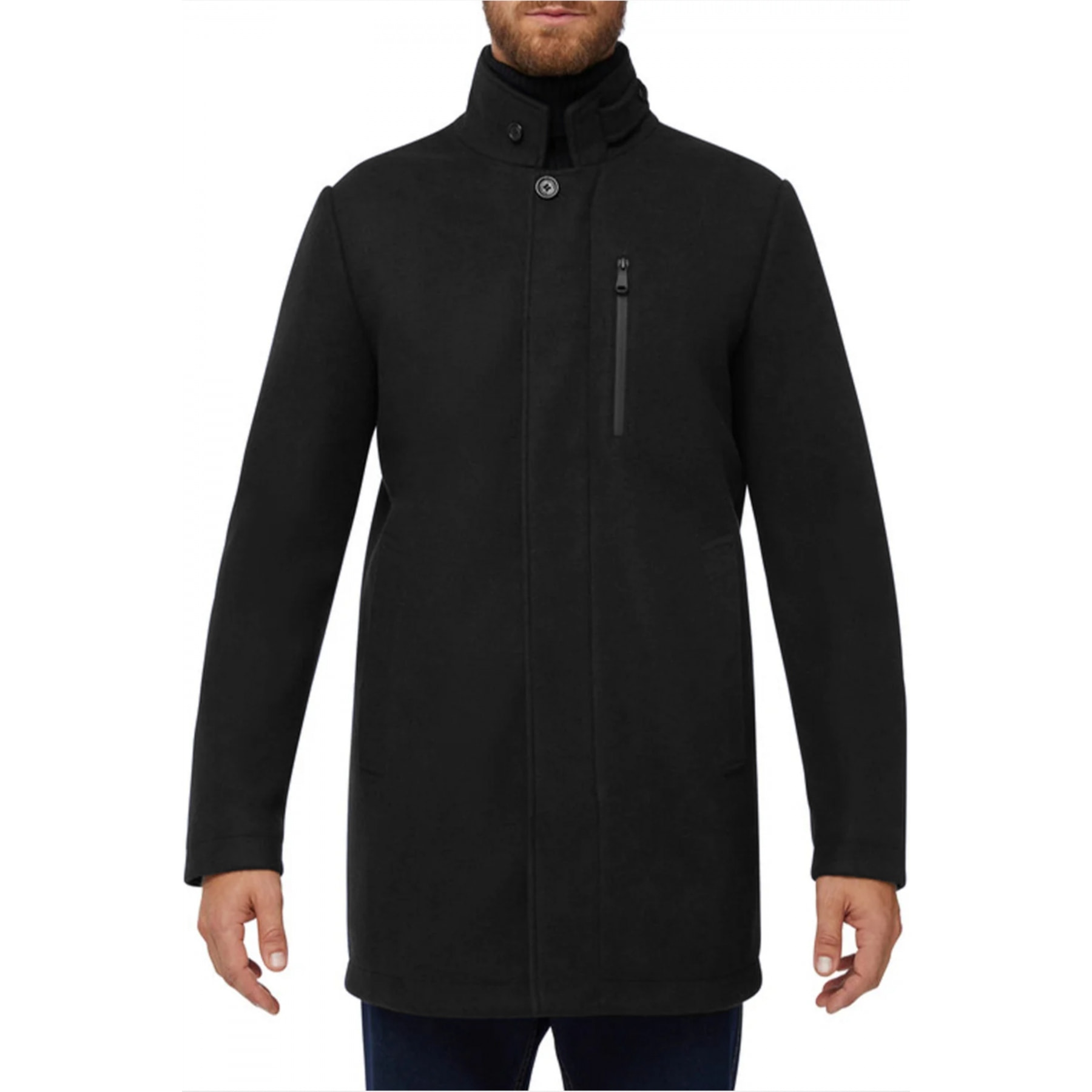 Abrigos Hombre de la marca GEOX  modelo M MONREALE Black