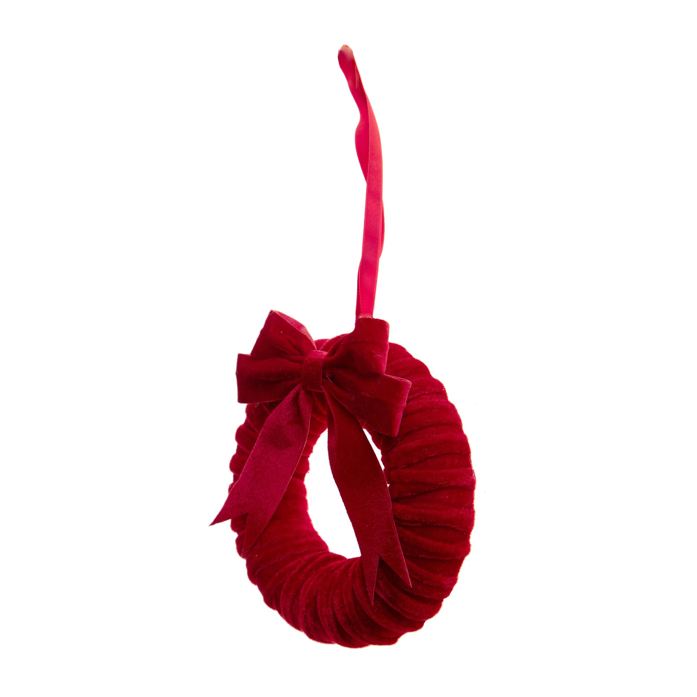 Coroncina con fiocco - Pezzi 3 - ROSSO - Bianchi Dino SpA