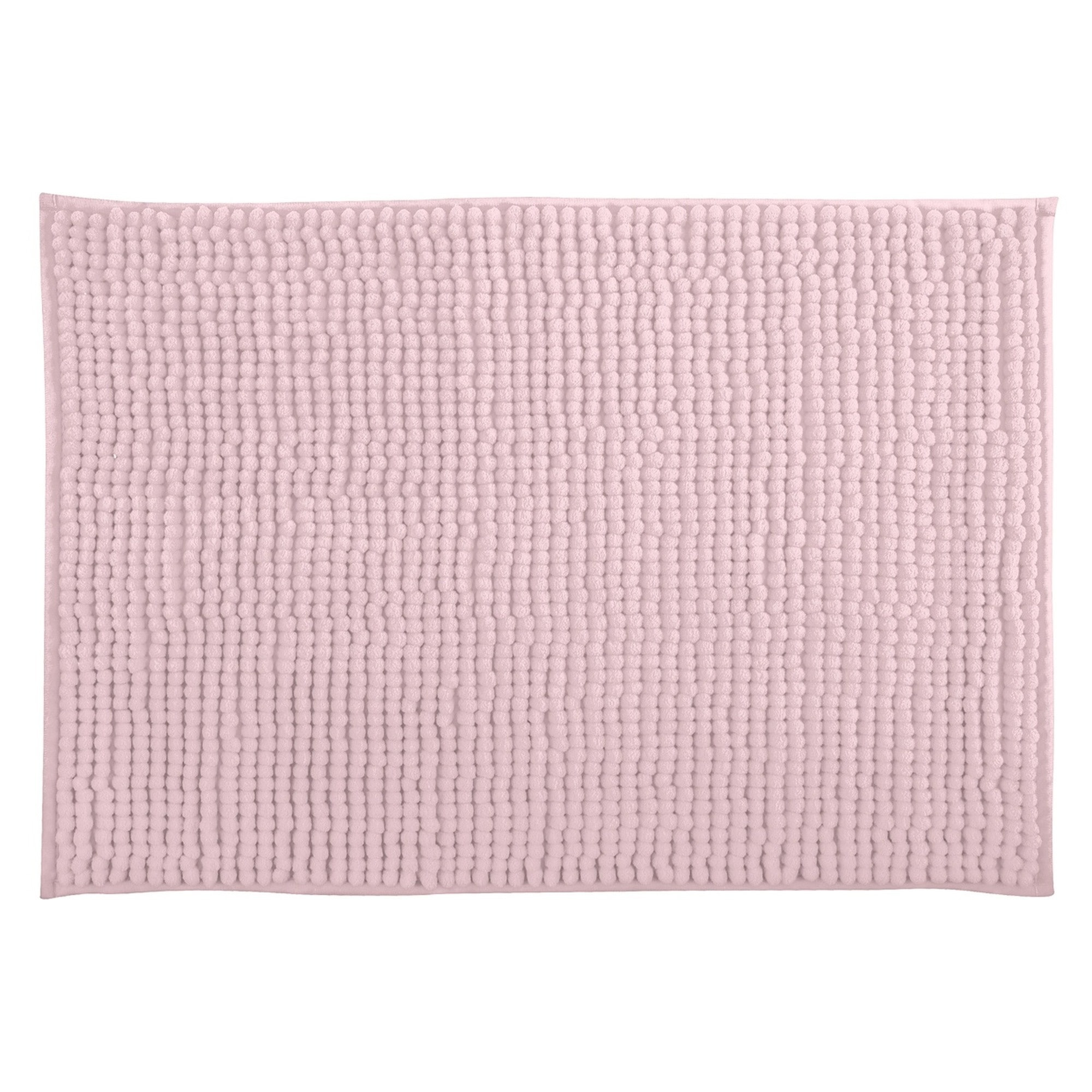 ALFOMBRA DE BAÑO 40X60CM ROSA PASTEL ORUGA