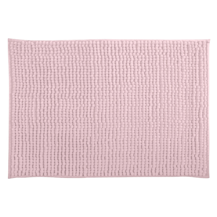 ALFOMBRA DE BAÑO 40X60CM ROSA PASTEL ORUGA