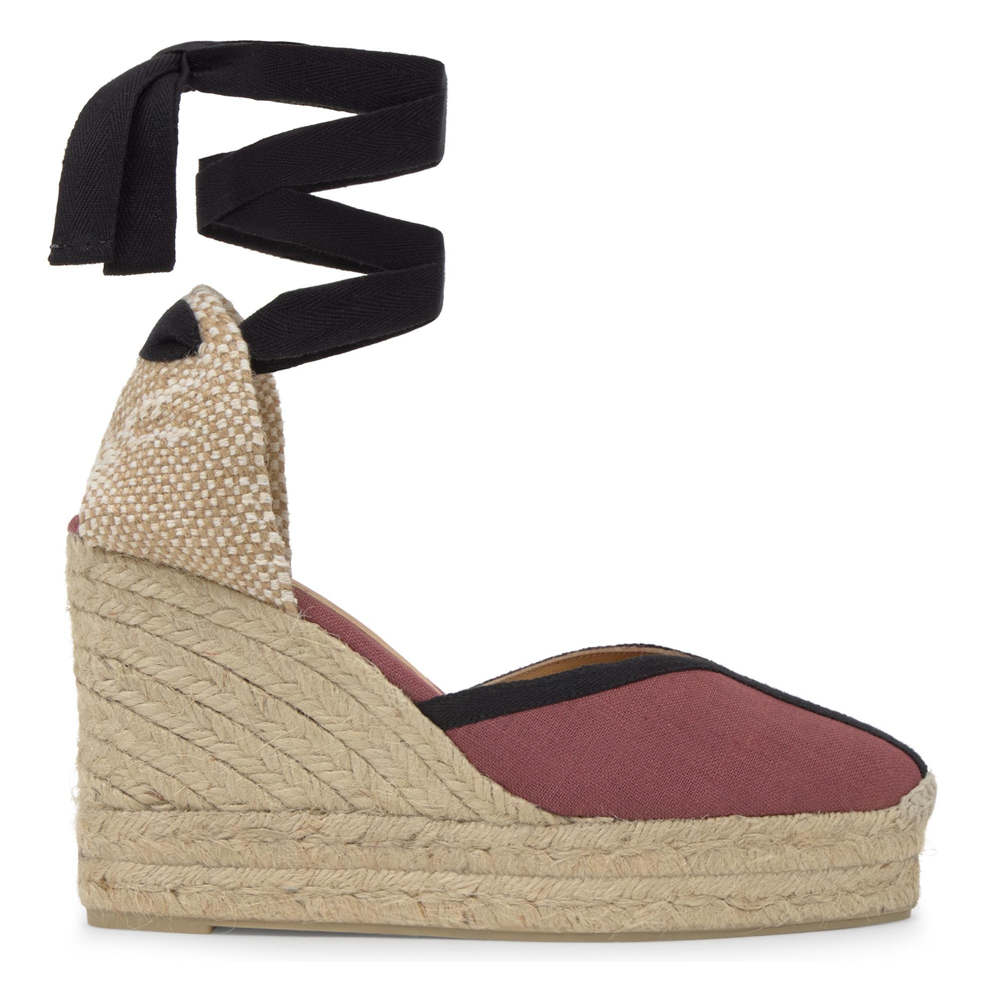 Alpargata Carmen cuña de yute 11cm doble plataforma