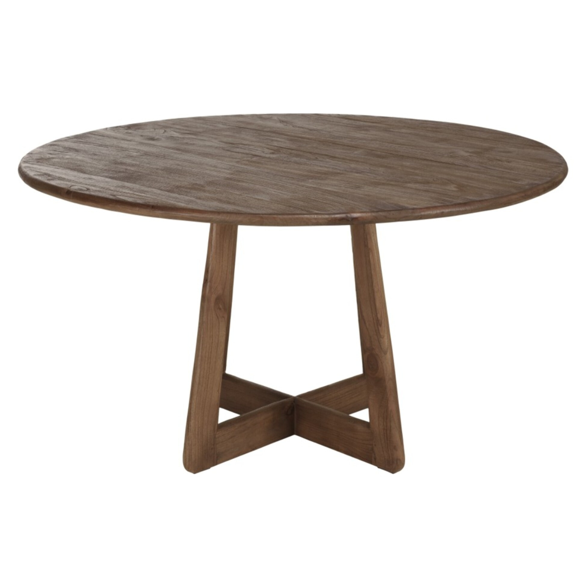 ROMY - Table à manger ronde 140x140cm en bois de mindi