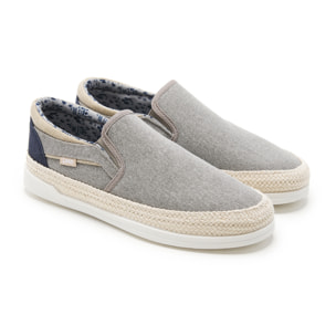 Bamba yute textil tipo slip-on Lois