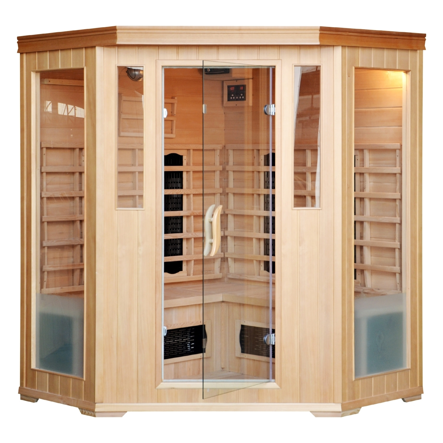 Cabine de sauna luxe infrarouge 3/4 places ABATE