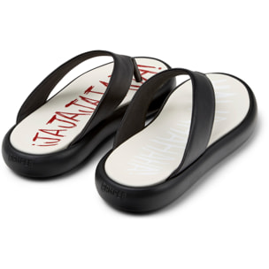 Sandali - CAMPER Pelotas Flota Sandal Twins - Nero - Pelle liscia