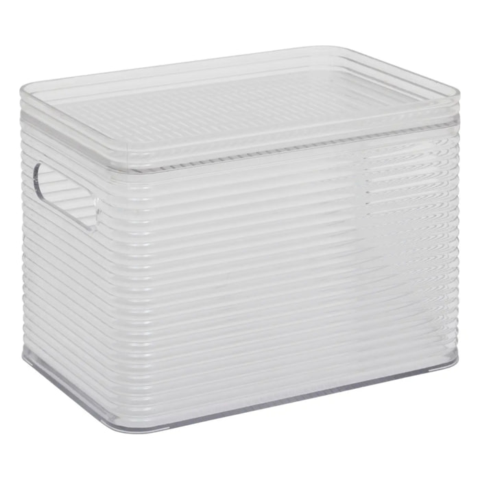 Boîte de rangement "Plastor" gris 4,5L