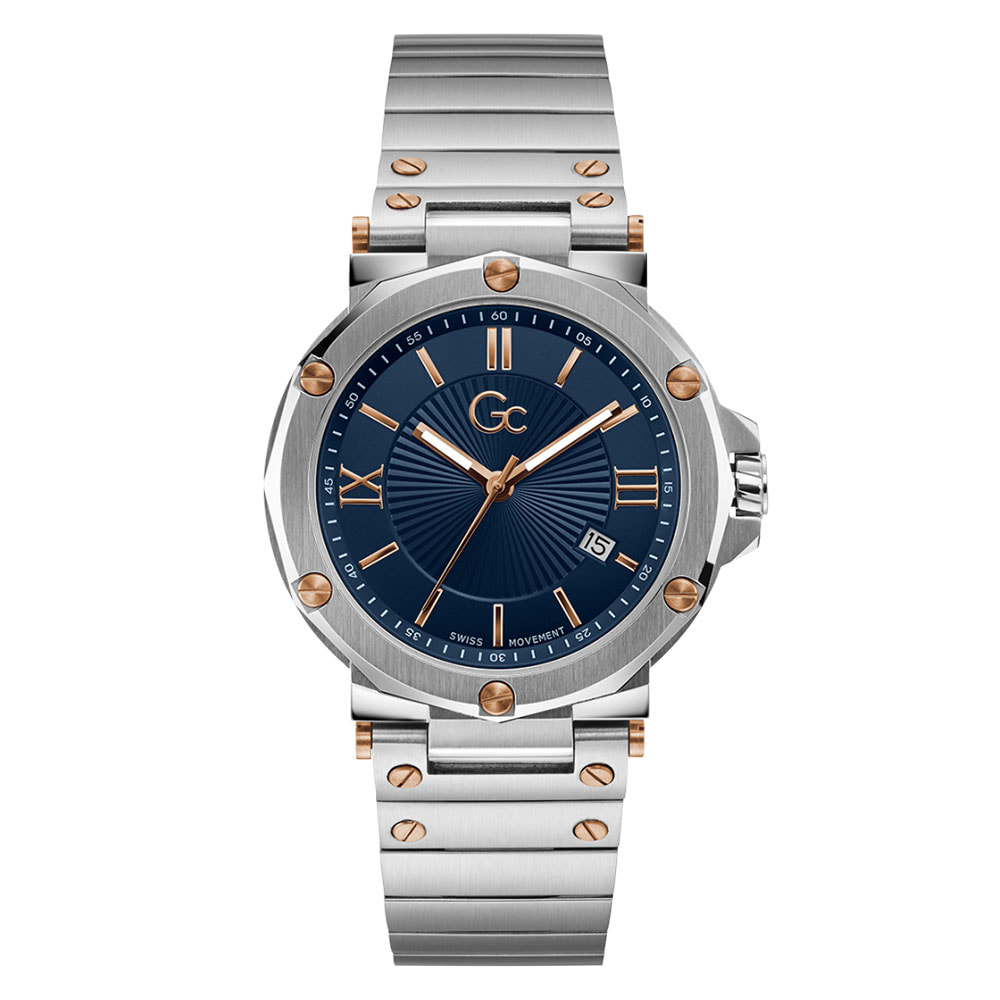 Reloj Gc Y61001G7MF Hombre Analogico Cuarzo con Correa de Acero inoxidable