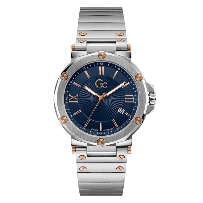 Reloj Gc Y61001G7MF Hombre Analogico Cuarzo con Correa de Acero inoxidable