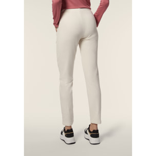 Pantalone donna regular fit in velluto mille righe