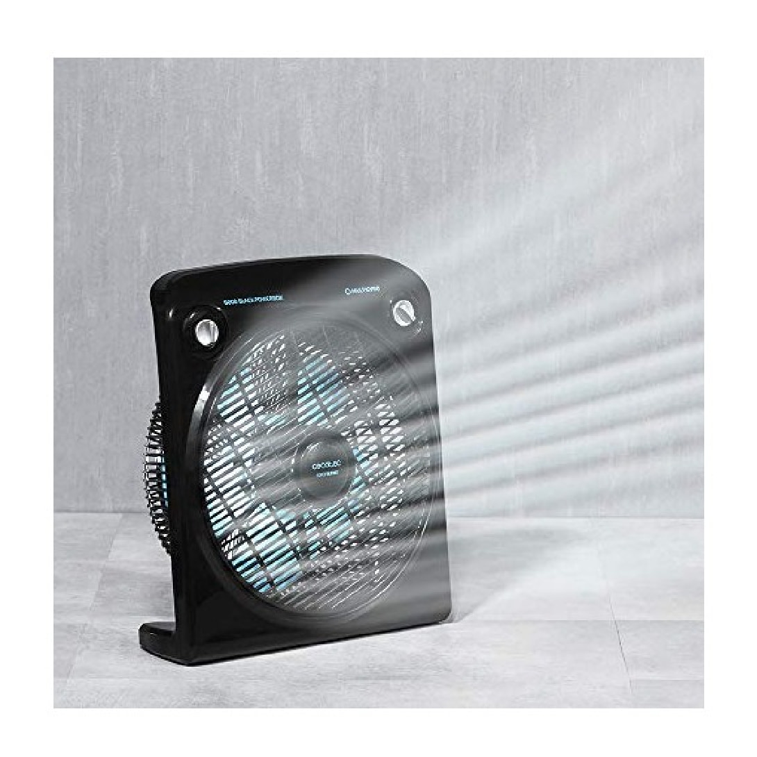 Cecotec EnergySilence 6000 PowerBox Black Ventilateur de sol 50 W 5 pales 3 vite