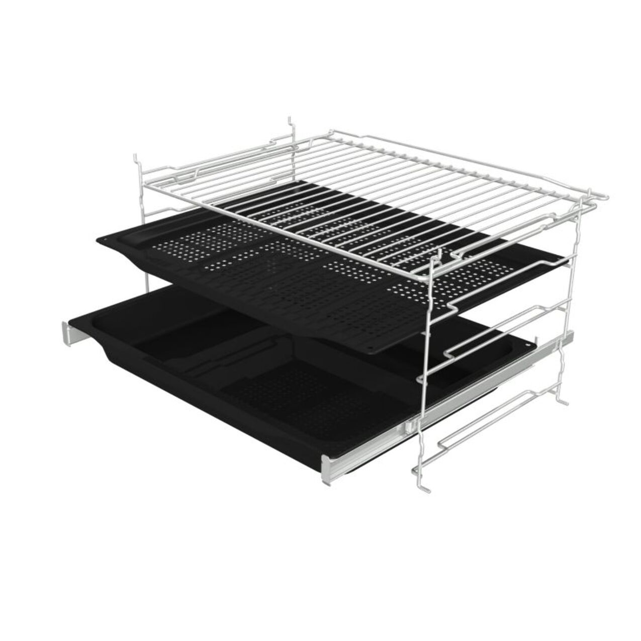 Four encastrable HISENSE BI64223EPBG - Pyrolyse, Mode Pizza 300 C, Air Fry, Cavité EvenBake, 77L
