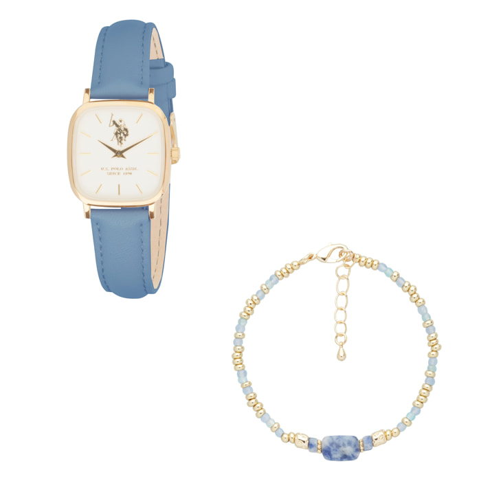 Cofanetto orologio e bracciale U.S. Polo Assn.