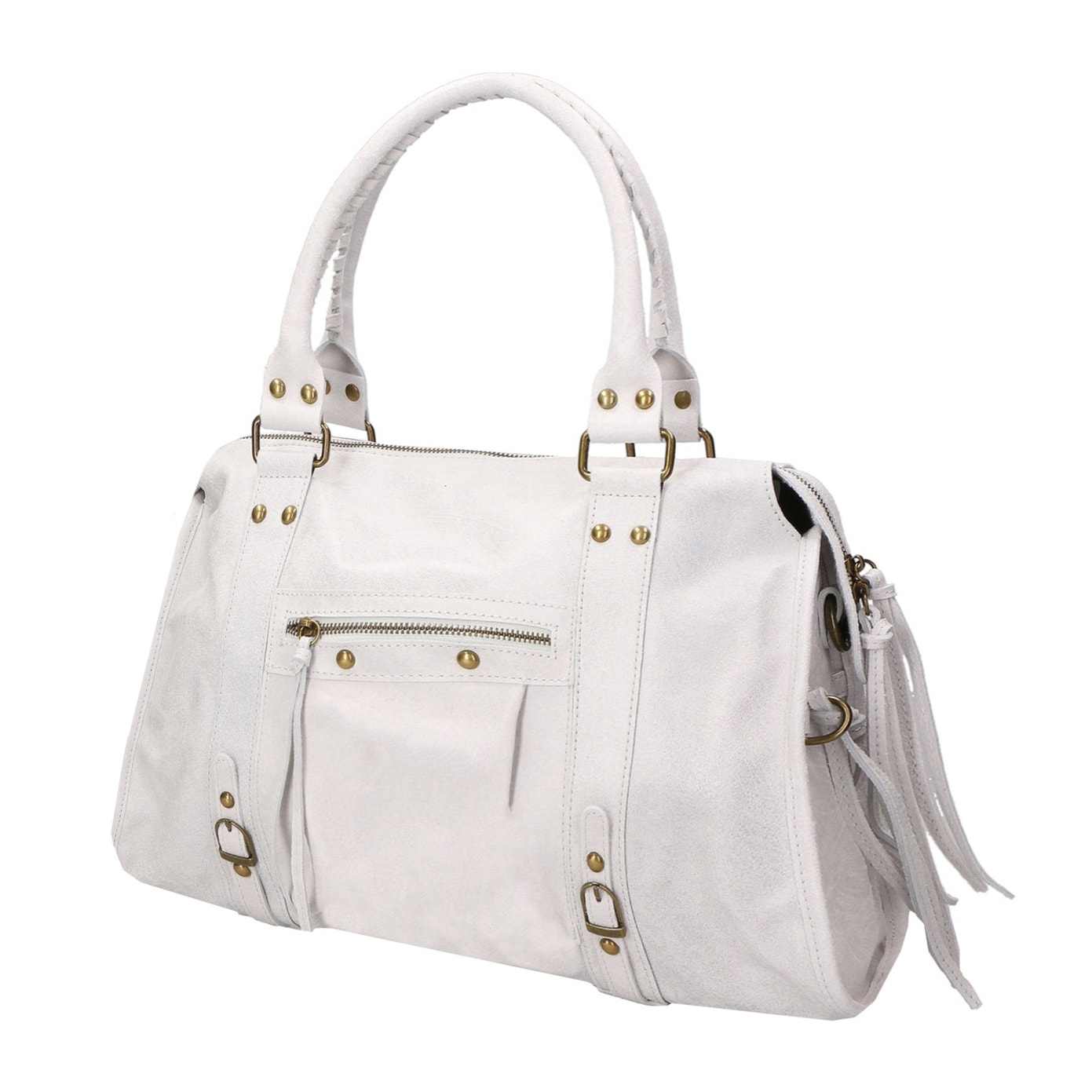 Borsa a spalla da donna - Modello Clara - Vera pelle - 41.0 x 28.0 x 13.0 cm