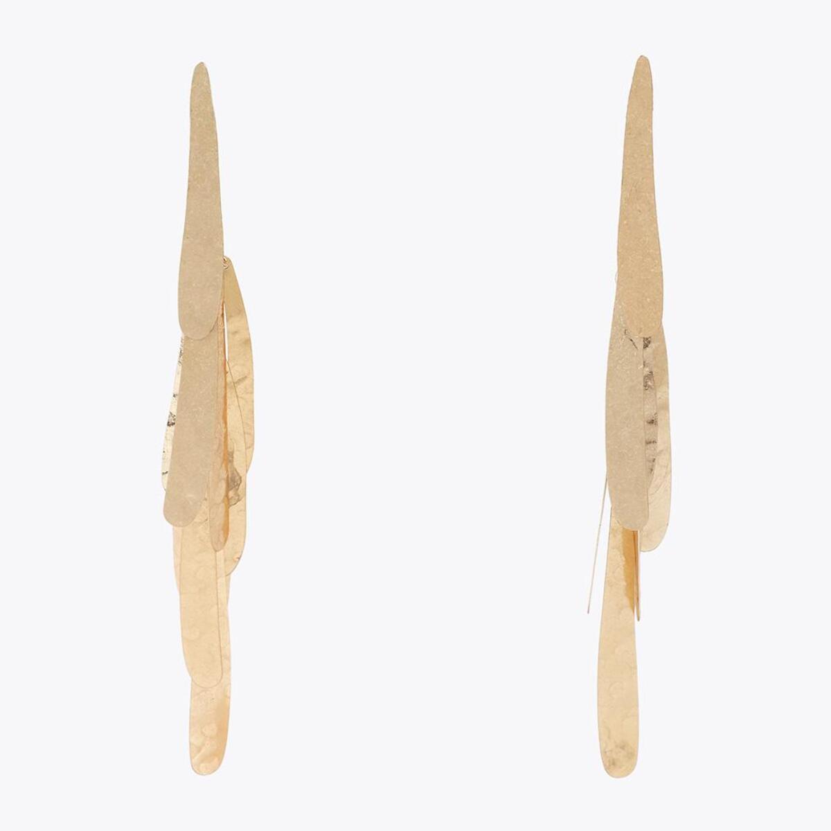 Orecchini con Frange Metalliche