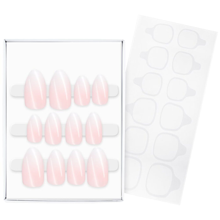 French Manicure Click-On Nails - Faux Ongles Autocollants