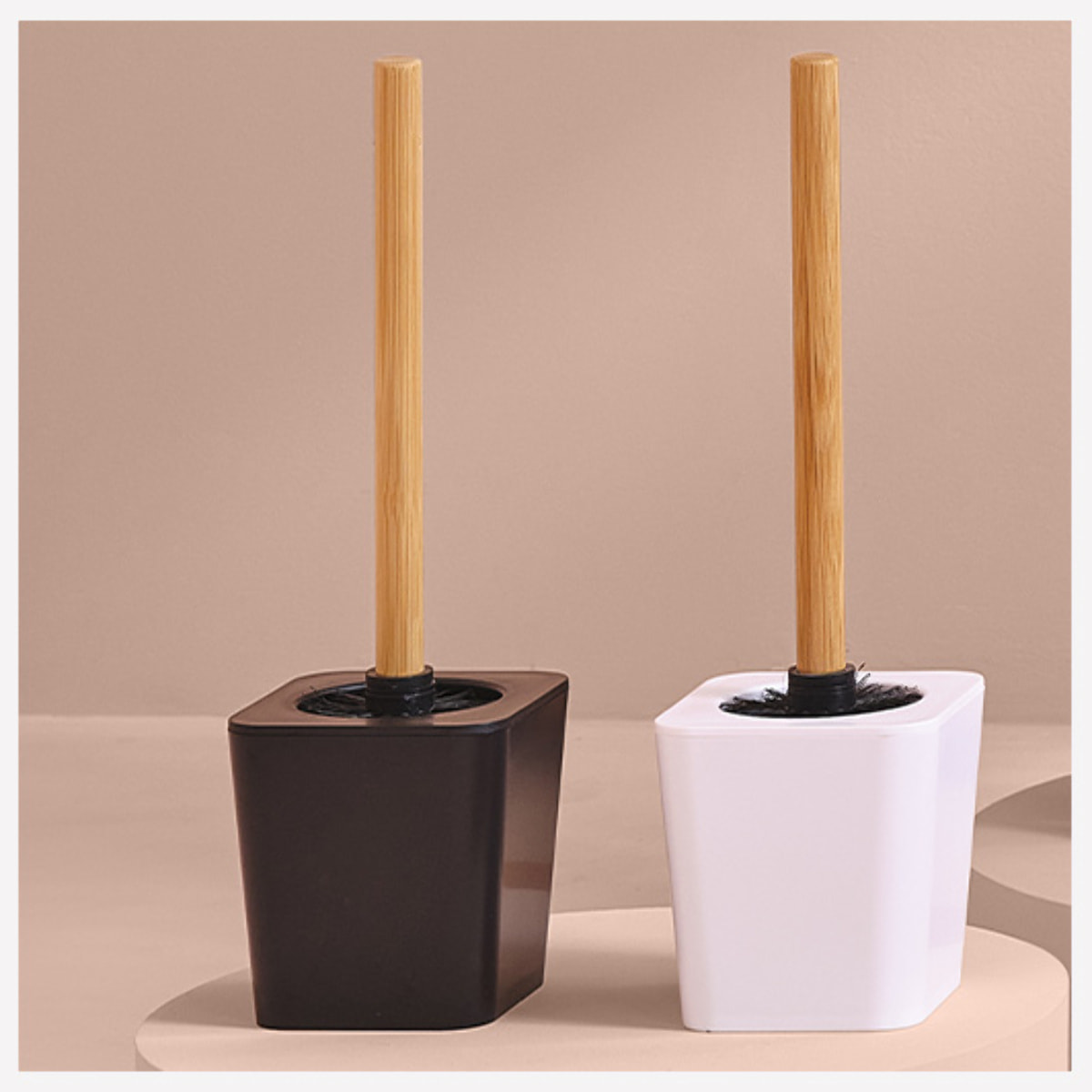 Brosse WC en bambou Noir Naturéo