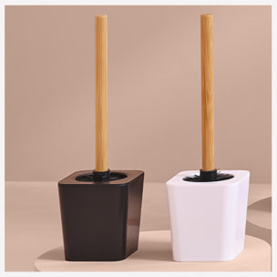 Brosse WC en bambou Noir Naturéo