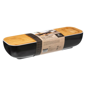 Boîte à baguette Noir Black Bambou