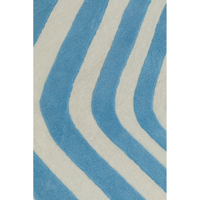 Tapis Electric Diamond 240x170cm bleu Kare Design