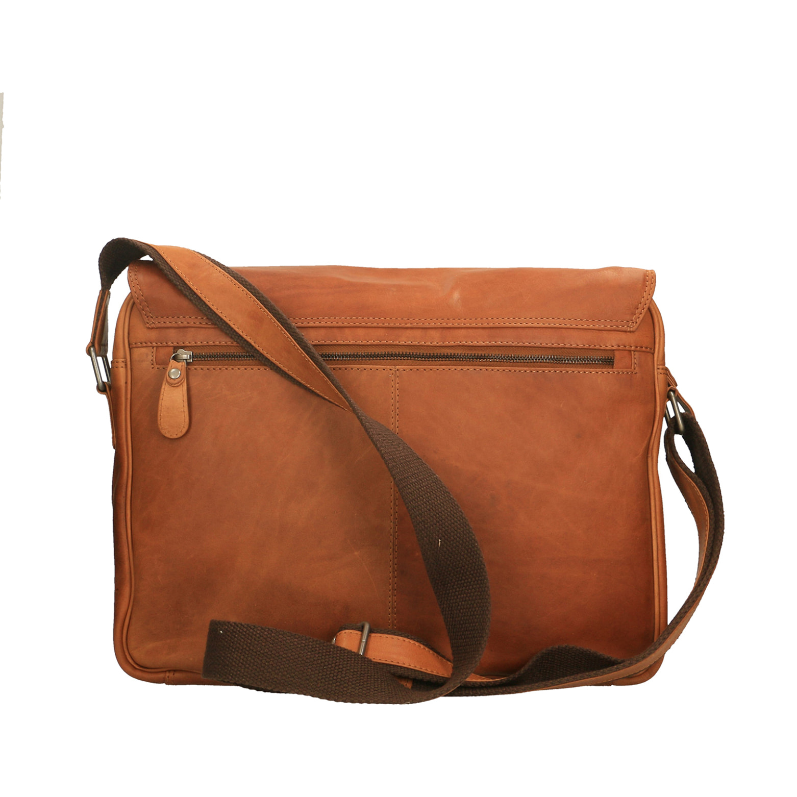 Borsa a tracolla  da uomo In Vera pelle Made in Italy xx cm