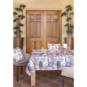 MANTEL DE NAVIDAD WARM 150x150 cm