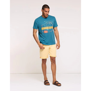 Camiseta Manga Corta Turquesa - Scarfo