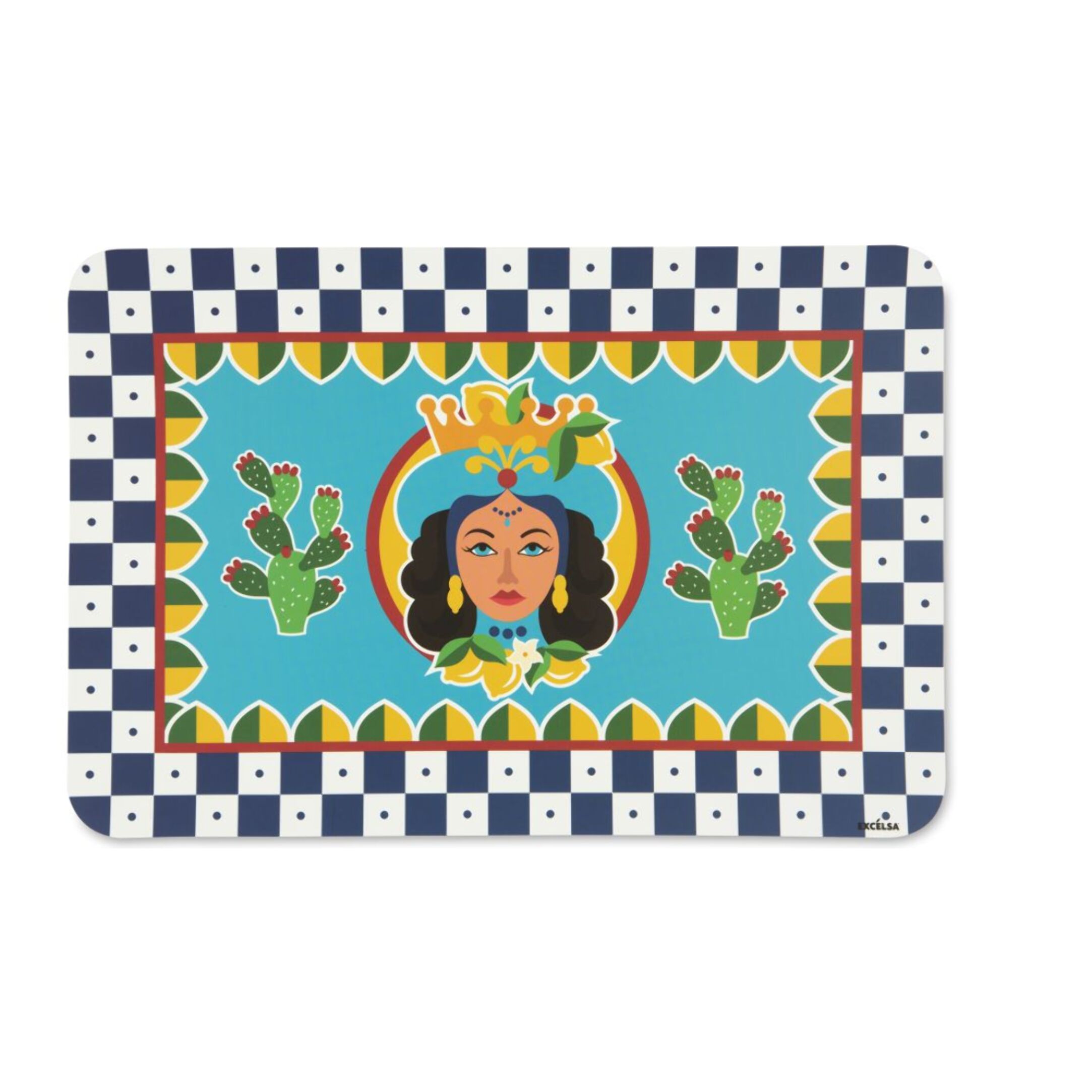 Set de 6 sets de table rectangulaires Excelsa – Sicilian Rhapsody, Polypropylène Multicolore