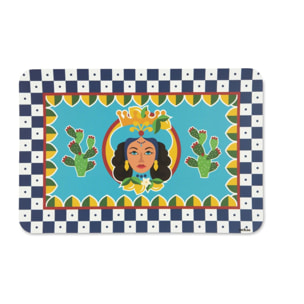 Set de 6 sets de table rectangulaires Excelsa – Sicilian Rhapsody, Polypropylène Multicolore