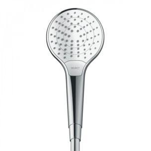 Set de douche Vario EcoSmart avec barre Unica'Croma 65 cm blanc/chromé Croma Select