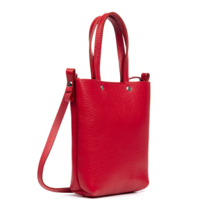 Italia Borsa a tracolla Donna.Pelle autentica Dollaro